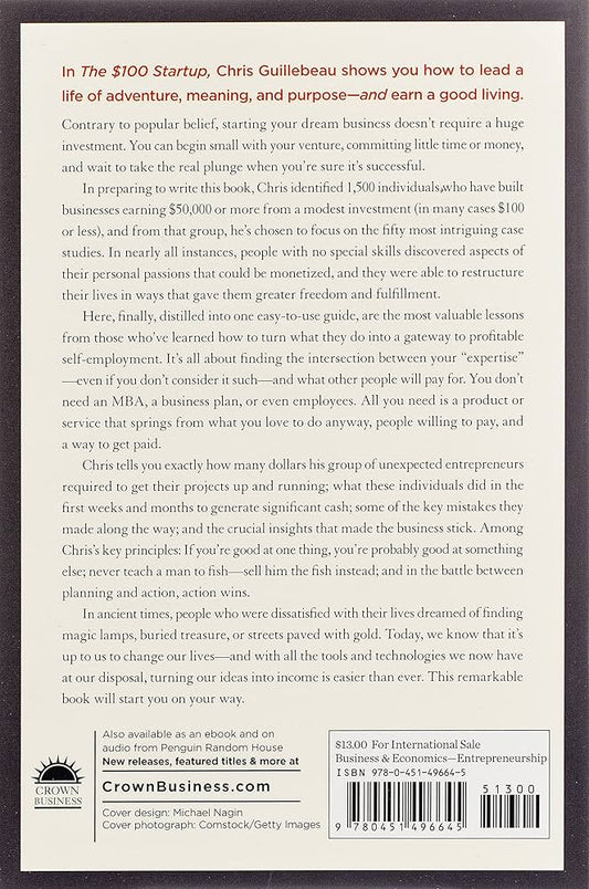 The $100 Startup by Chris Guillebeau