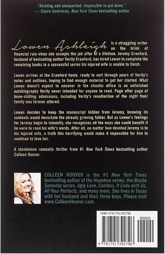 Verity by Colleen Hoover