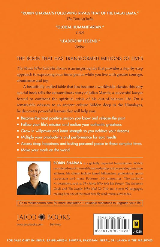 The Monk Who Sold His Ferrari by Robin Sharma