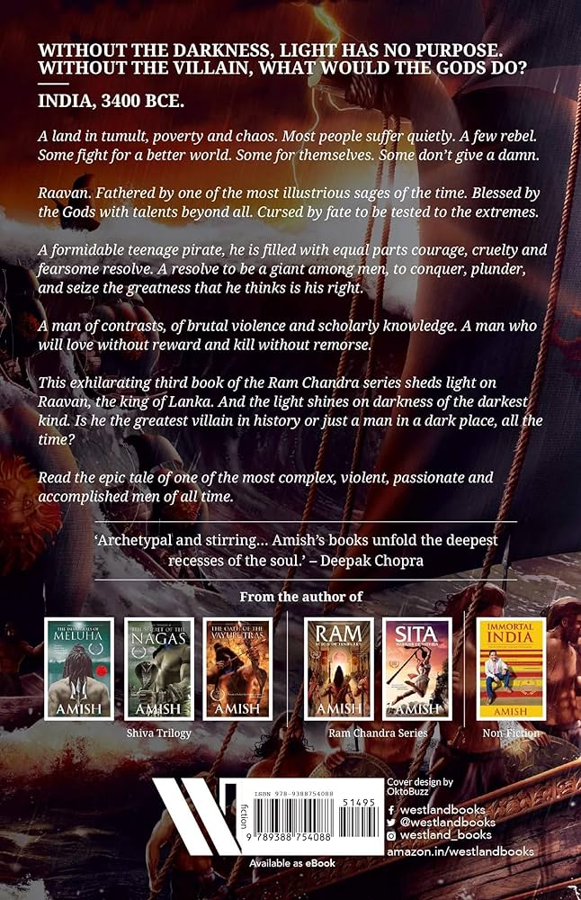 Raavan: Enemy of Aryavarta by Amish Tripathi
