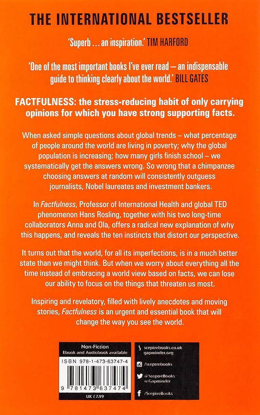 Factfulness by Anna Rosling Rönnlund, Hans Rosling, and Ola Rosling