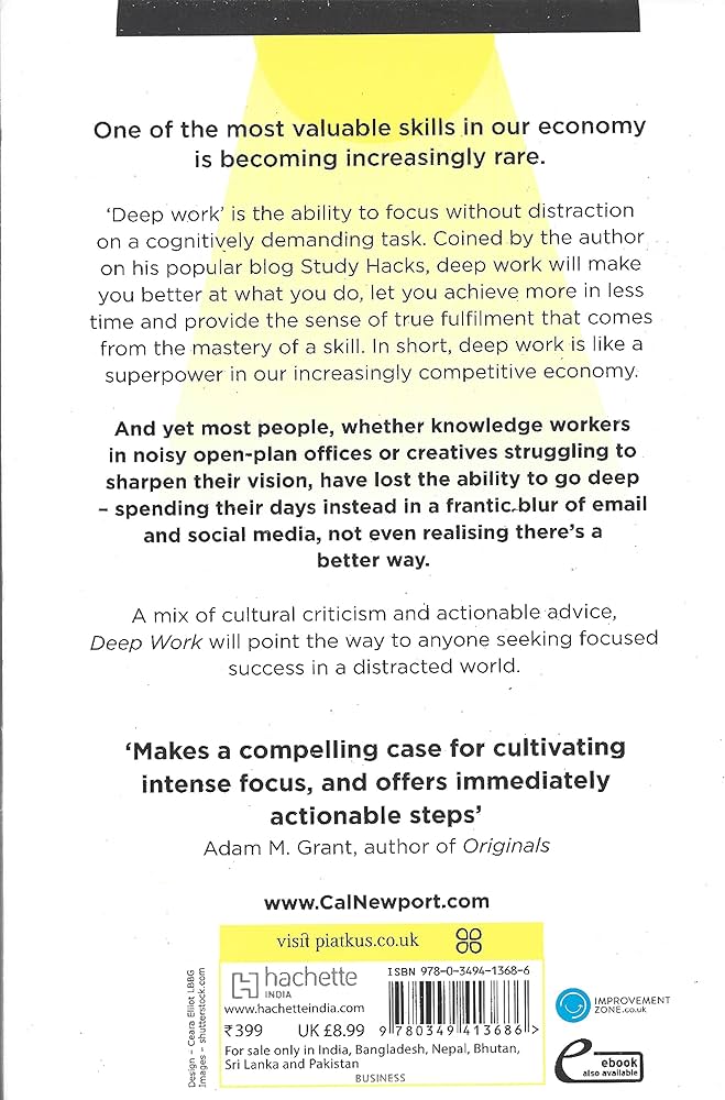 Deep Work by Cal Newport