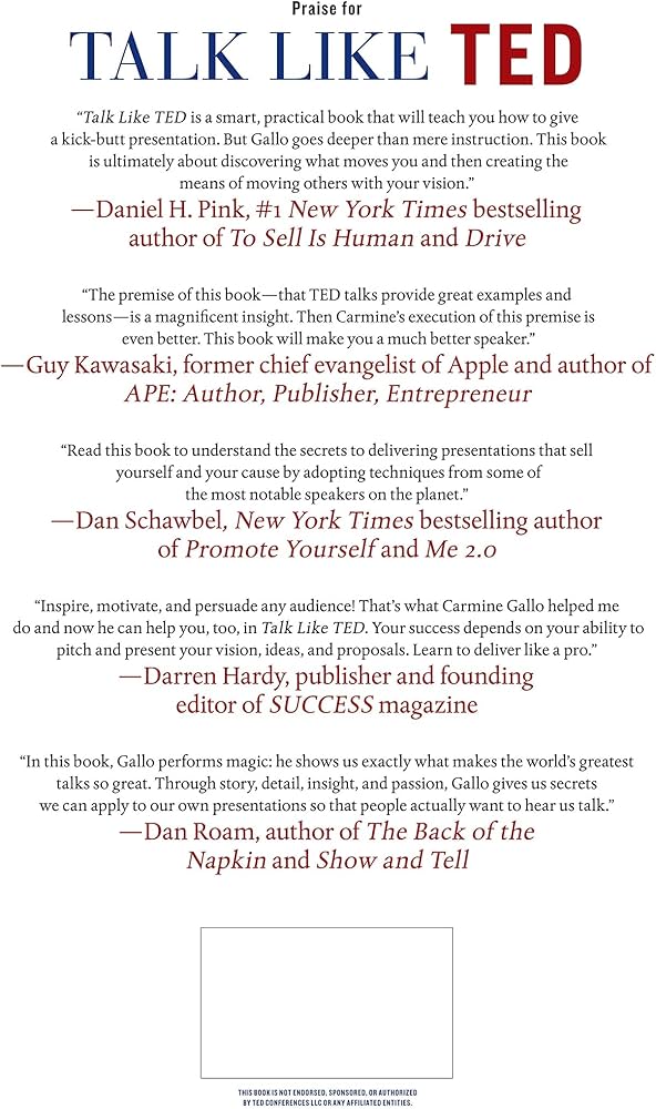 Talk Like TED by Carmine Gallo