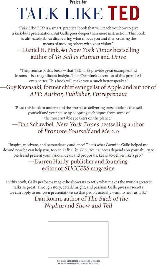 Talk Like TED by Carmine Gallo
