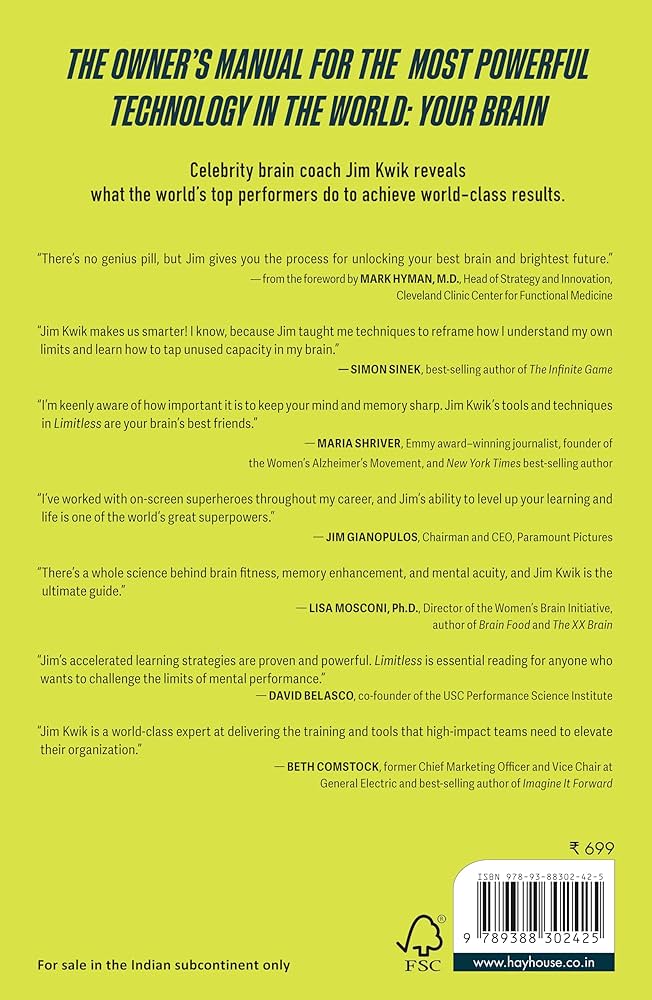 Limitless: Upgrade Your Brain, Learn Anything Faster, and Unlock Your Exceptional Life by Jim Kwik