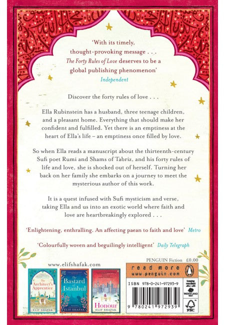 The Forty Rules of Love By Elif Shafak