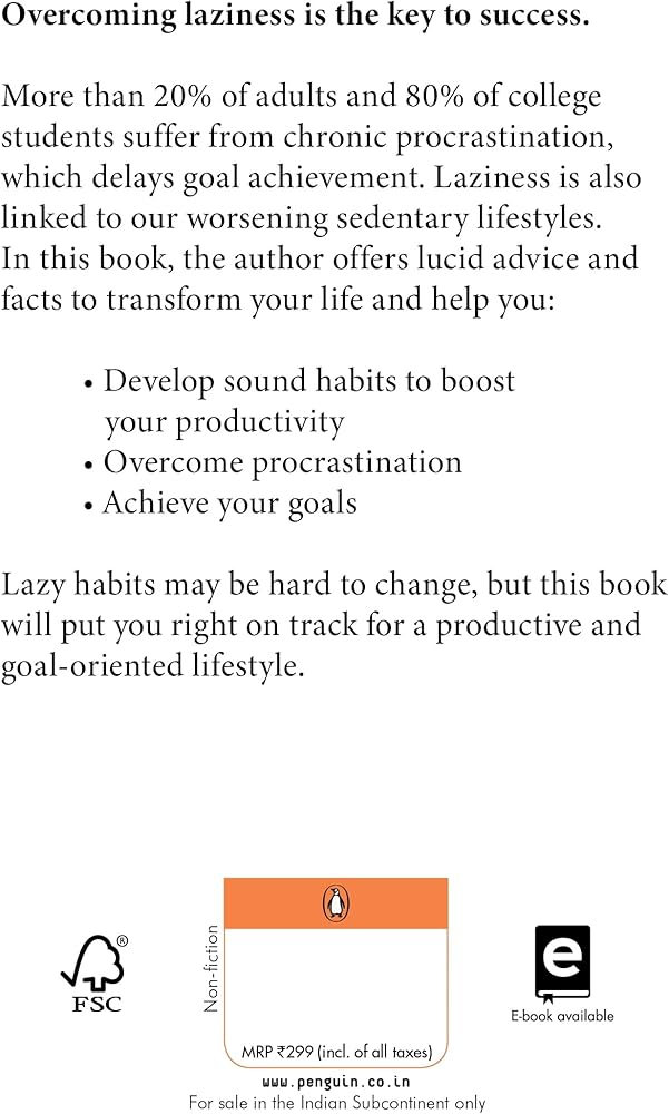 The Art of Laziness By Inamullah Khan