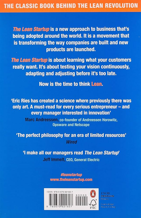 The Lean Startup by Eric Ries